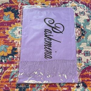 NWT Pashmina Lavender Purple Wrap